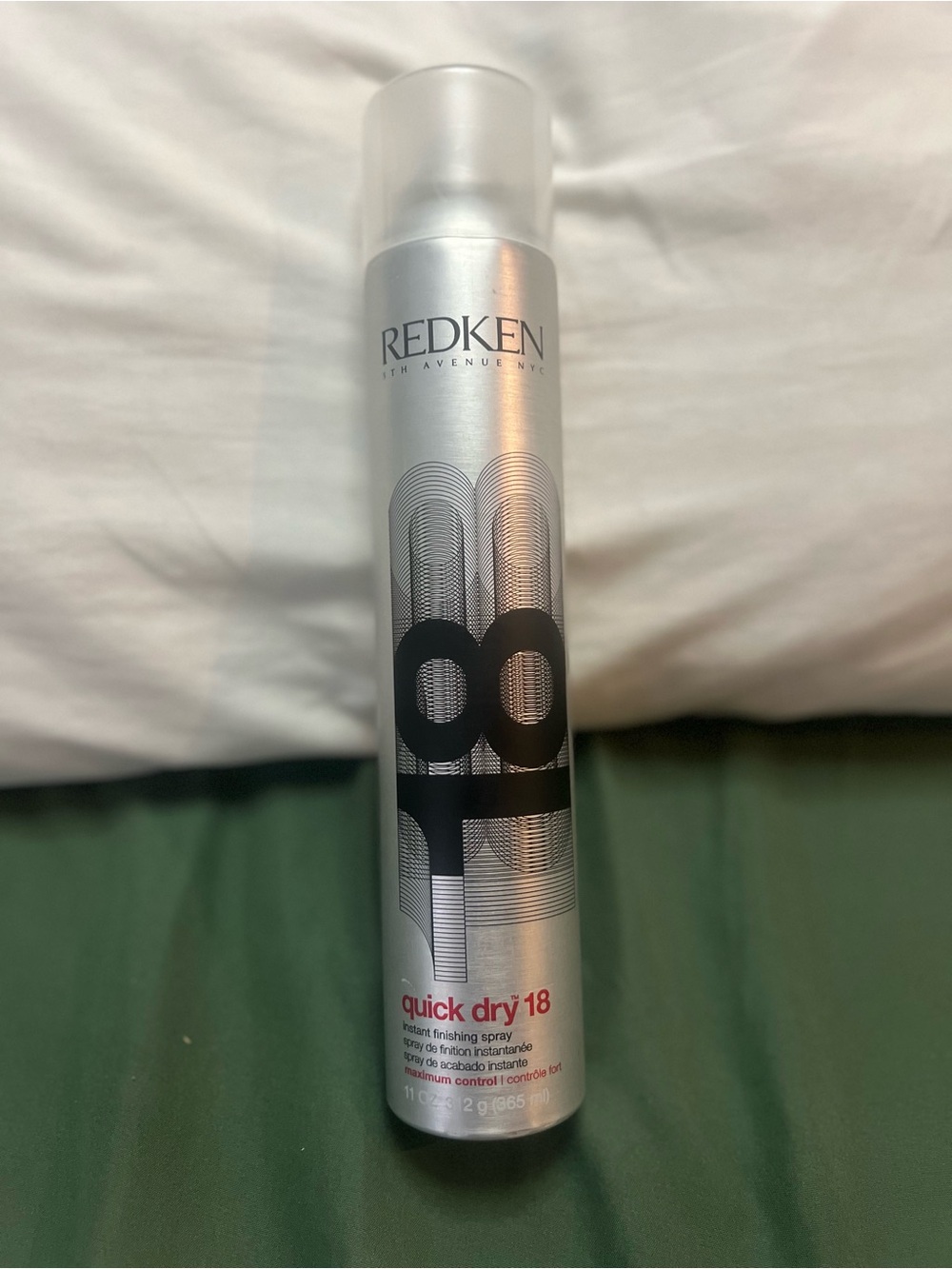 REDKEN 18 QUICK DRY INSTANT FINISHING SPRAY 11 oz Silver (Discontinued)